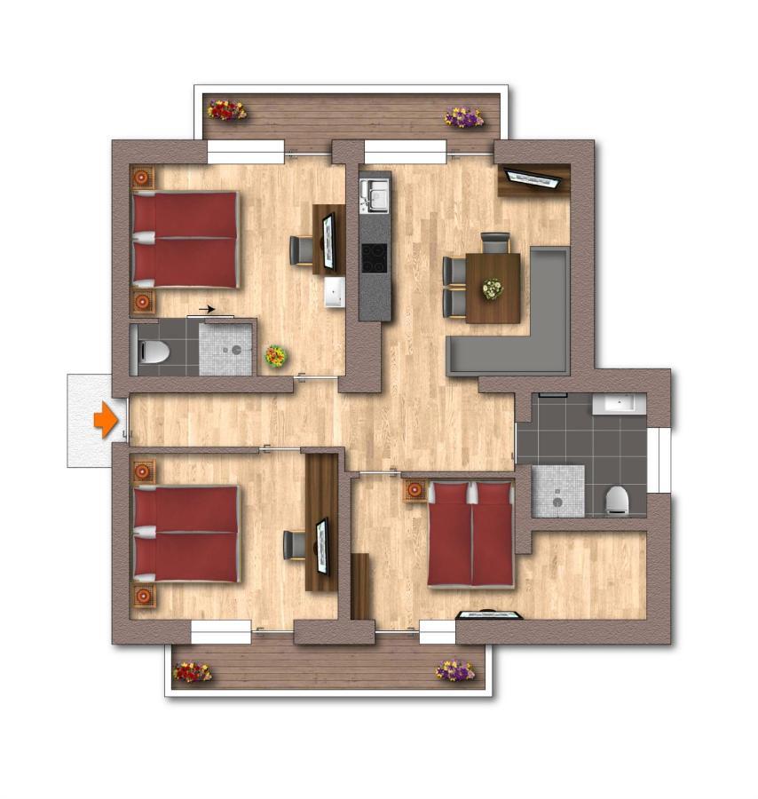 Alma Appartements Mayrhofen Dış mekan fotoğraf