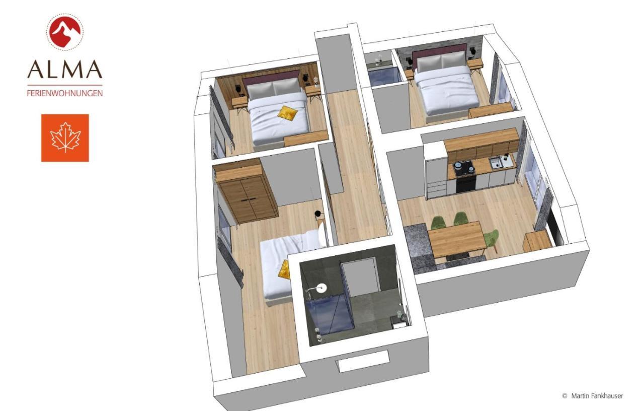Alma Appartements Mayrhofen Dış mekan fotoğraf