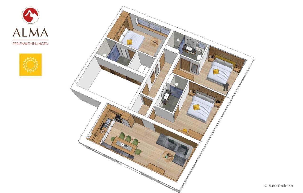 Alma Appartements Mayrhofen Dış mekan fotoğraf